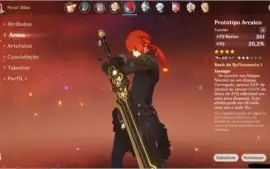GENSHIN IMPACT - AR34 - KLEE + DILUC  5*