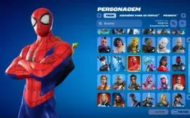 Conta Fortnite | 124 Skins | Spider-Man | Entrega automática