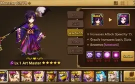 Reroll Summoners War lvl10 com Art Master Dark - Mookwol