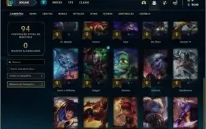 Conta unranked com 2 skins e 25 champs (Ex bronze 4)