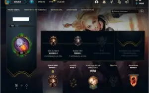 Conta bronze 1 com 80 Champs e 117 Skins