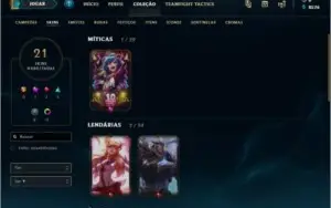 CONTA GOLD 2 / LVL 171 / SKINS / CAMPEÕES+++