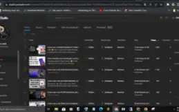 Canal de YouTube com monetização orgânica