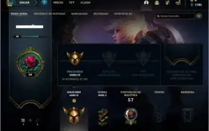 Conta ouro 4 baratinha com 4 skins e 25 champs