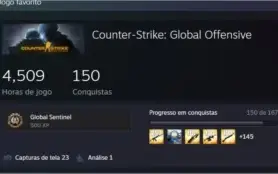 Conta level 20 + Global + Vários jogos
