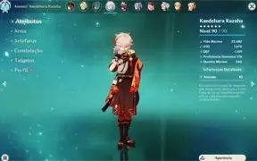 Hu tao + Báculo + Kazuha + 3 T5