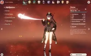 Hu tao + Báculo + Kazuha + 3 T5