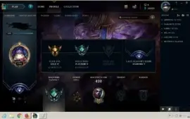 Conta LoL lvl 114 Plat2 ex D3 - ALL Champs , 136 Skins