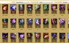 CONTA LEAGUE OF LEGENDS BR- 8 SKINS - 40 CHAMP - UNRANKED