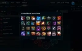 Conta platina C/ borda 80 champs 20 skins 10 rune pages