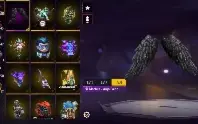 Conta Free Fire Gemada + Barbinha + Tenis Angélical