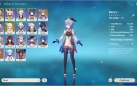 AR43 Ganyu + Keqing + Lança de Jade Primitiva