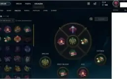 Conta de lol/ platina 5/ lvl 35