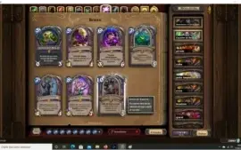 conta Heartstone, muitas lendarias, aventuras e 12k de pó