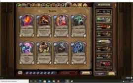 conta Heartstone, muitas lendarias, aventuras e 12k de pó