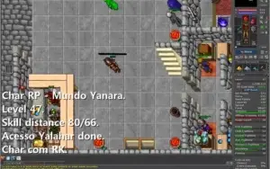 Vendo RP Tibia Global Mundo Yanara Lvl 47, com Maker EK.
