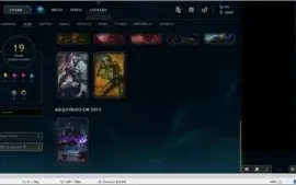conta lol p5 varias skins e chaps dentre elas uma ultmate.