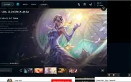 conta lol p5 varias skins e chaps dentre elas uma ultmate.