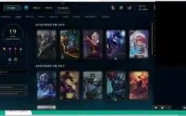 conta lol p5 varias skins e chaps dentre elas uma ultmate.