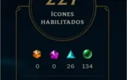 Conta Platina 3, 140 skins