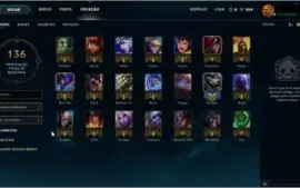 Conta league of legends prata 3 21 campeoes