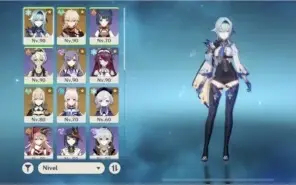 Ar56. Eula + pinhos/ kazuha, kokomi, Jean, kequing e qiqi