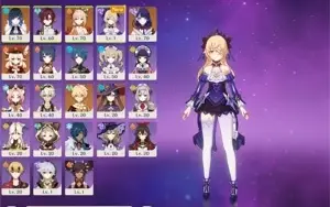 CONTA GENSHIN AR43 YOMI YELAN REIDEN KLEE