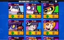Conta Brawl Stars - 26.000 troféus - 45/47 brawlers