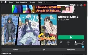 Upo contas no shinobi life 2 (ATÉ O RANK B)