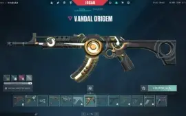 Vendo conta valorant platina/ diamond com bastante skin