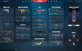 Vendo conta valorant platina/ diamond com bastante skin