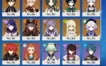 AR59 / 14 personagens 5* / 6 armas 5*