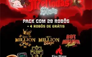 SUPER PACK DE ROBÔS BLAZE / FUTEBOL / CASSINOS / ROLETAS 🥇