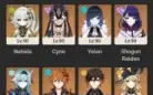 Conta Genshin Impact Endgame com vários personagens Meta
