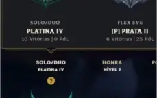 Conta com 433 skins platina 4 ex diamond