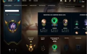 Conta ouro 3 com TODOS os champs e 137 skins +1 Prestigio