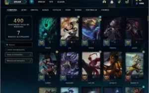 Conta ouro 3 com TODOS os champs e 137 skins +1 Prestigio