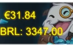 Conta Diamante IV (FLEX), Platina III (SOLOQ/TFT) e 260 skin