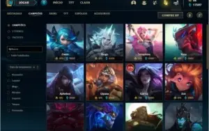 Conta ouro 4 com 68 skins e 128 champs