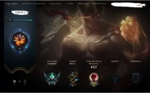 PLATINA 4 - 110 CHAMPIONS - 112 SKINS