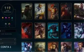 PLATINA 4 - 110 CHAMPIONS - 112 SKINS