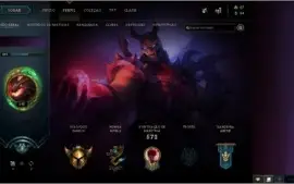 Conta todos campões 137 skins