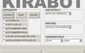 KiraBot - Vitalicio - League of Legends BOT