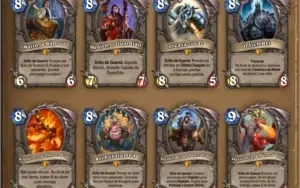 Hearthstone: Conta com 356 cards lendárias e 83000 Pó Arcano
