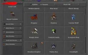RP 239 + EK 60 skill 104 - 15% Loyalty - raros/outfits