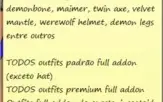 RP 239 + EK 60 skill 104 - 15% Loyalty - raros/outfits