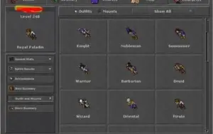 RP 239 + EK 60 skill 104 - 15% Loyalty - raros/outfits