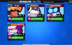 BRAWL STARS +15K DE TROFÉUS FALTANDO APENAS O SANDY.