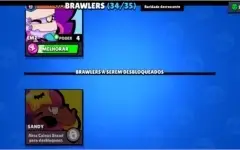 BRAWL STARS +15K DE TROFÉUS FALTANDO APENAS O SANDY.
