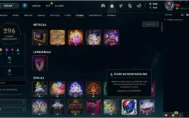 CONTA LOL KAYLE PRATEADA E KAYLE JUIZA ULTRA RARA